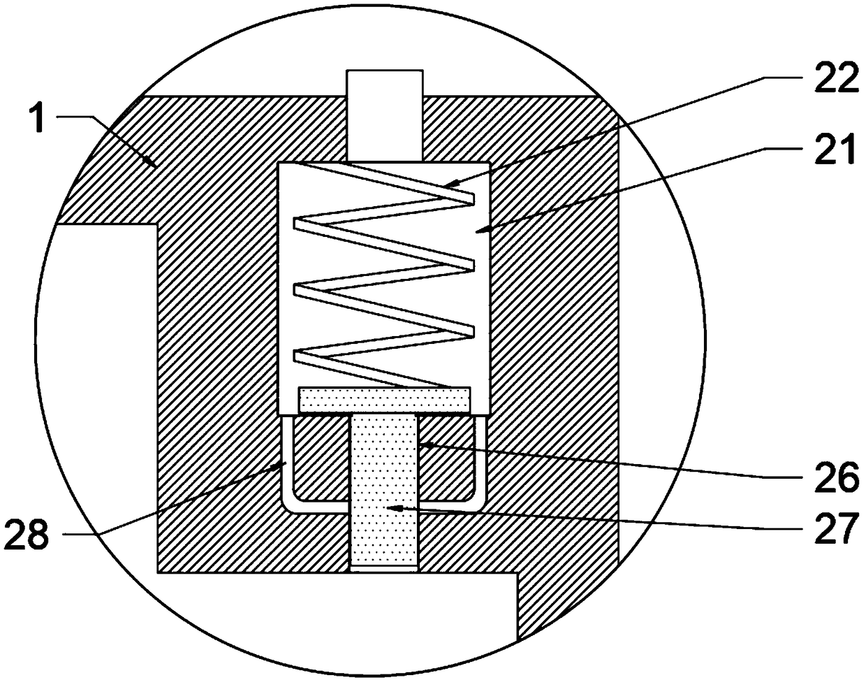 Junked tire liquid nitrogen cryogenic grinding box and using method