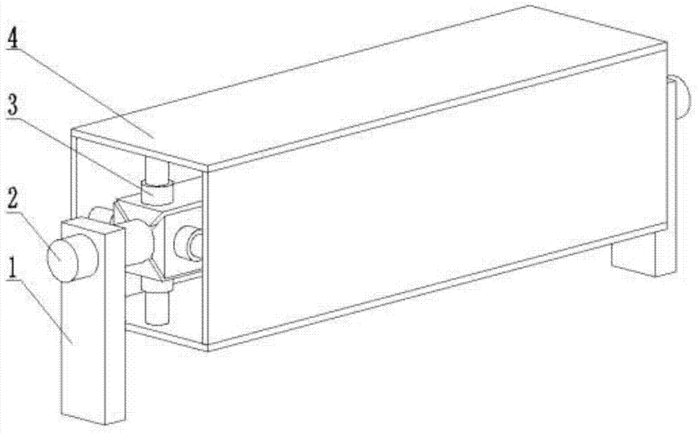 A mold for preparing housing units from the inside to the outside