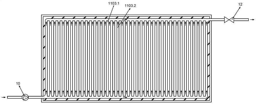 A combined cold and heat collection and storage device and method based on advanced sky radiation