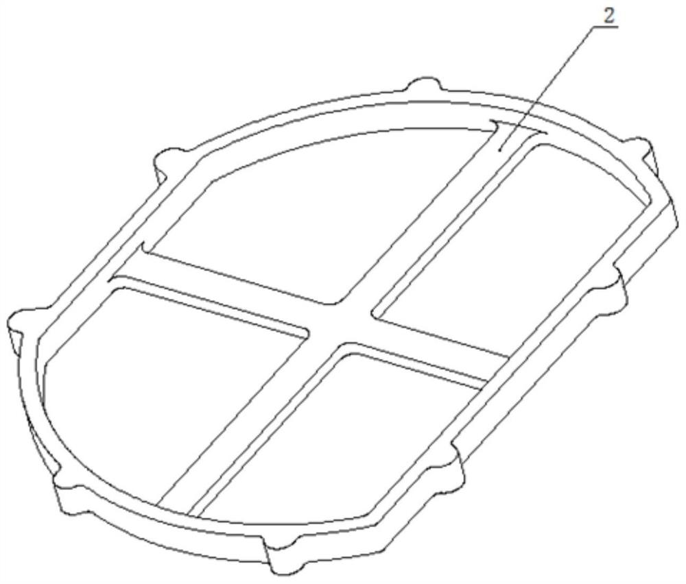 A method for processing hollow frame parts