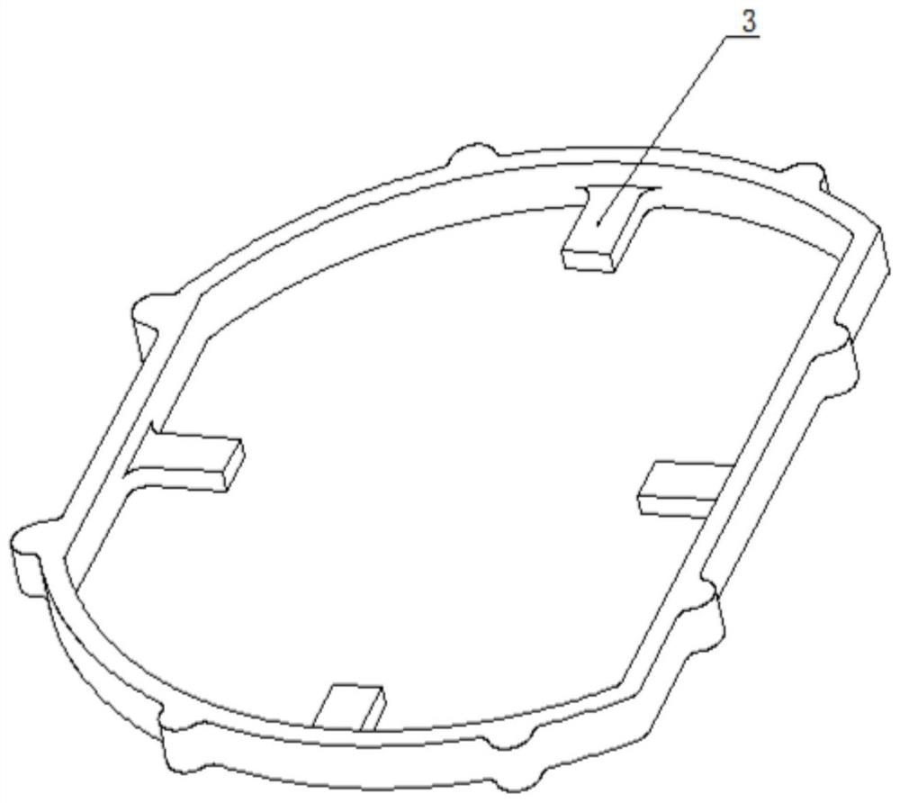 A method for processing hollow frame parts