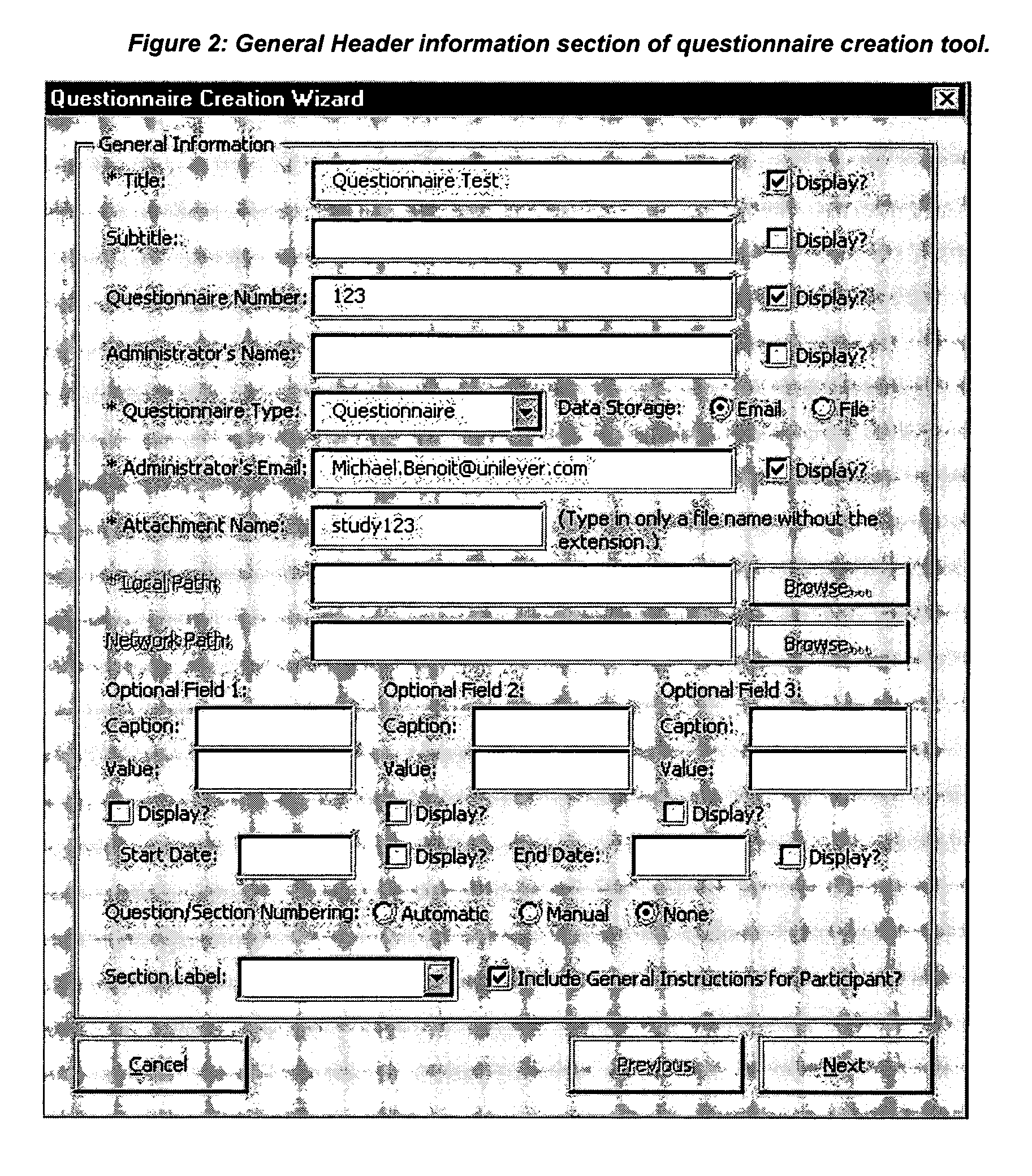 Method of Collecting data from one or multiple respondents using spreadsheet based tool with programmed wizard utility deployed by direct activation