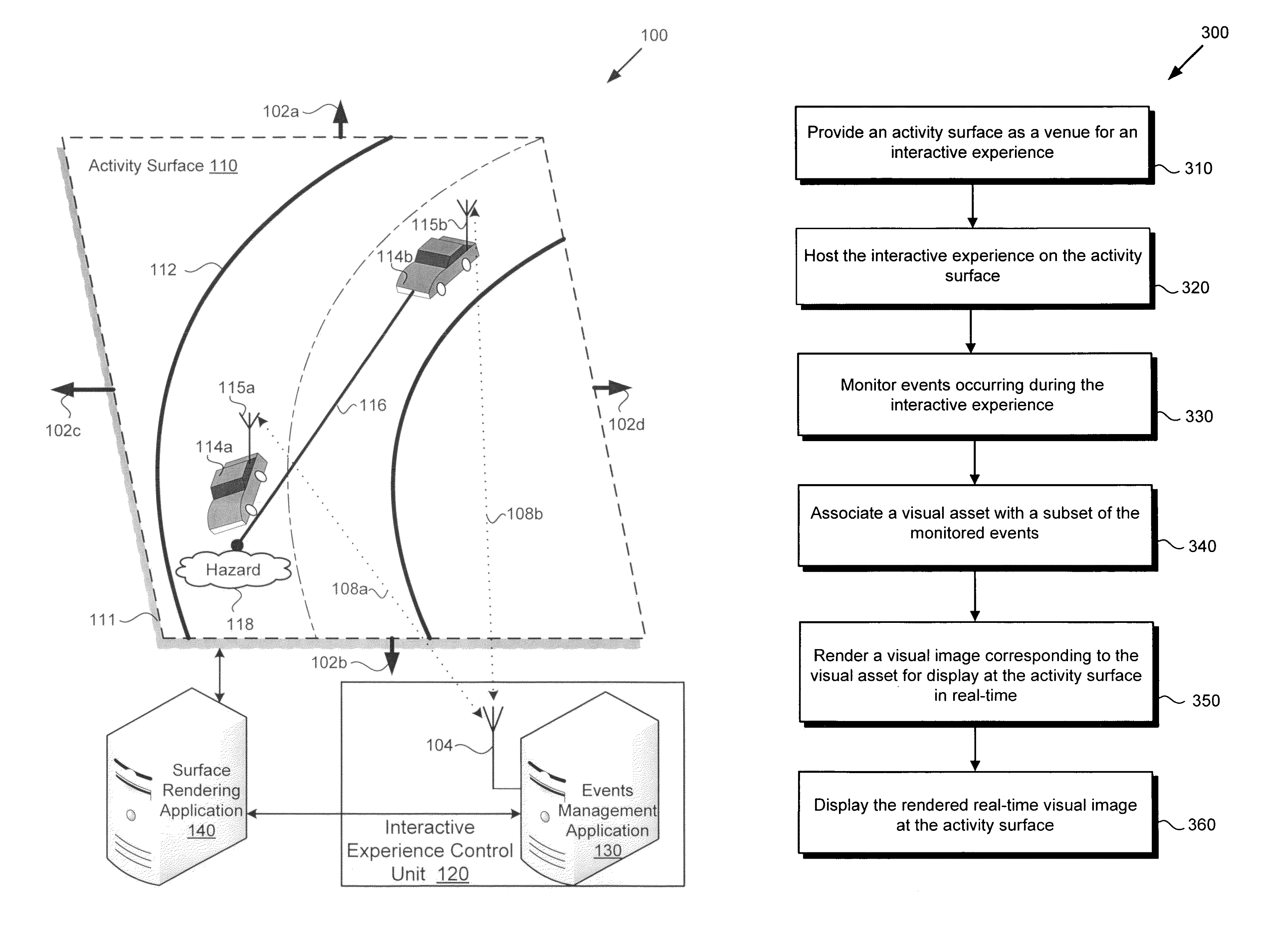 System and method for providing a real-time interactive surface