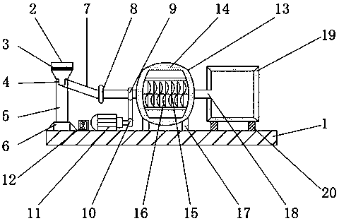 Casting device for manufacturing fused silica ceramics