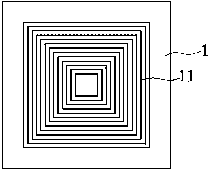 Chip-free label of gap ring structure