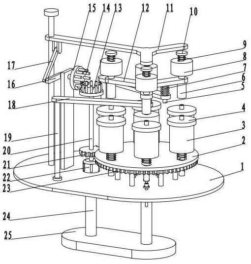 An air tightness detection device for filter element production