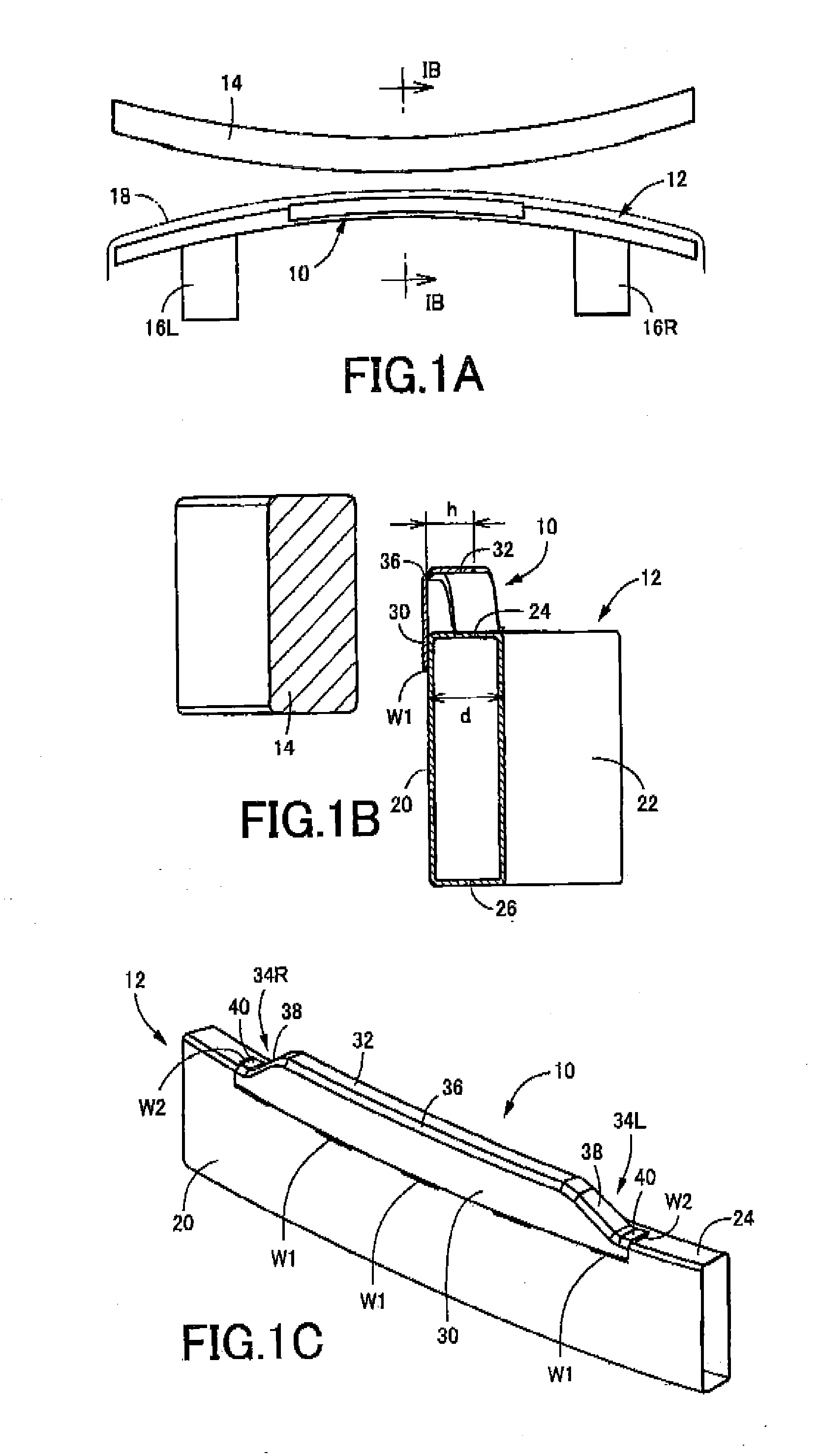 Underrun prevention member for vehicle bumper beam