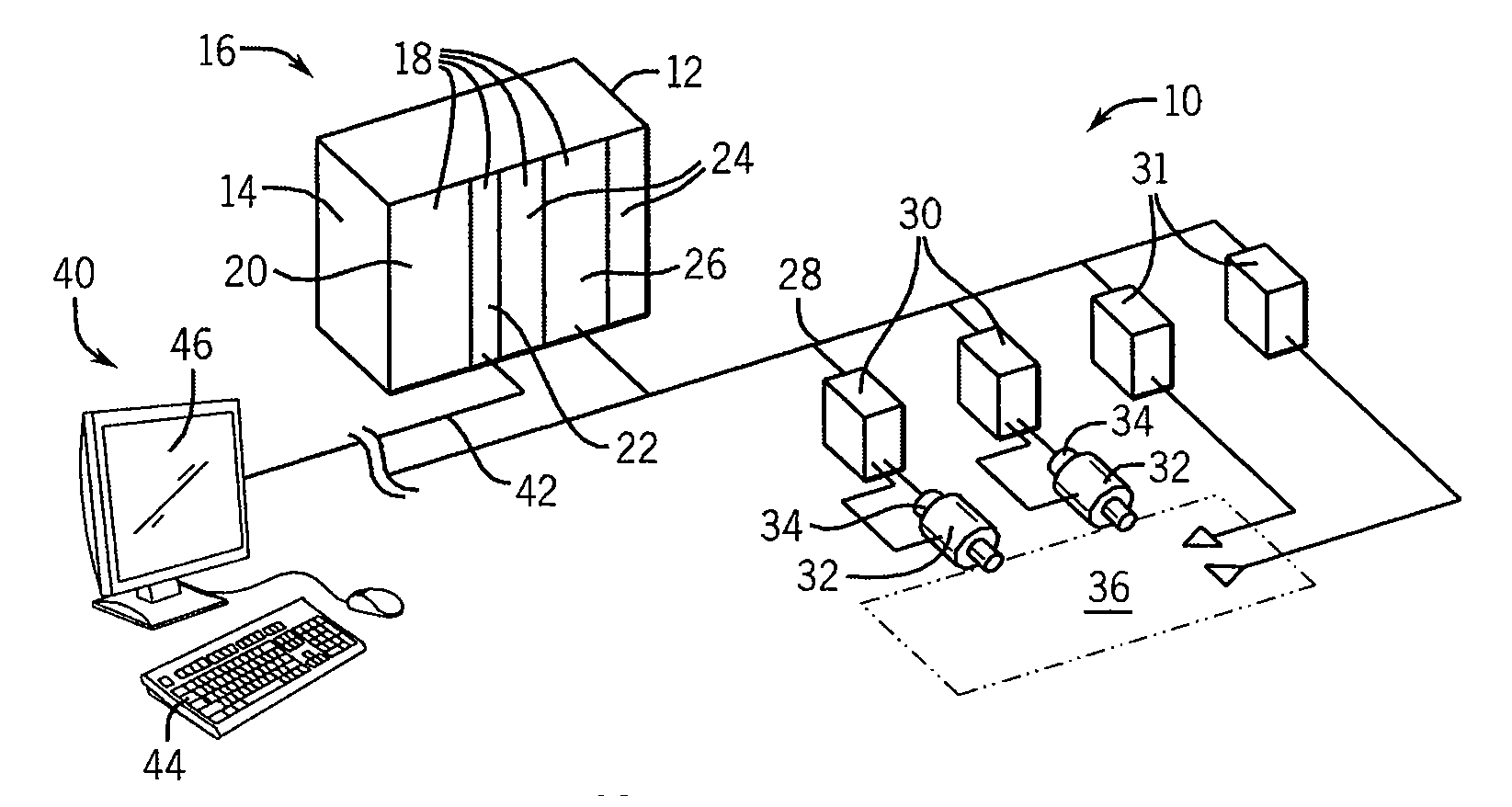 Industrial Control System with Distributed Motion Planning