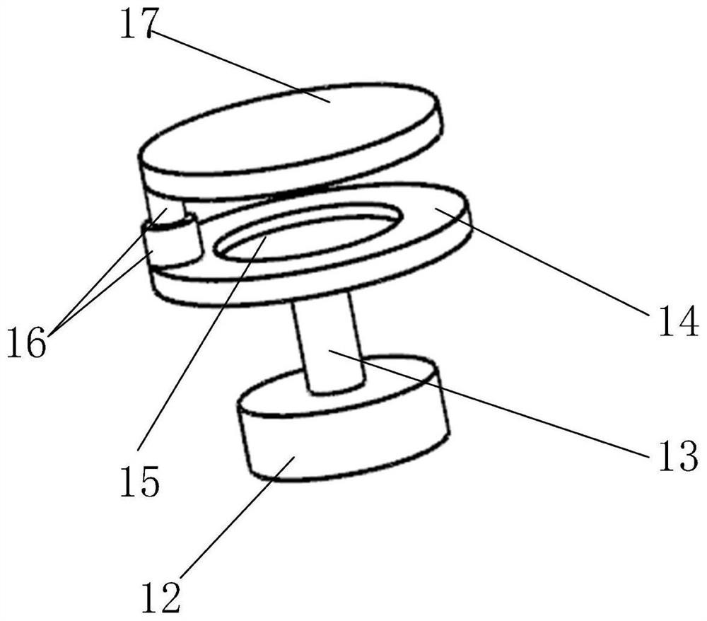 Centrifugal micro-fluidic chip electrochemical detection device and method