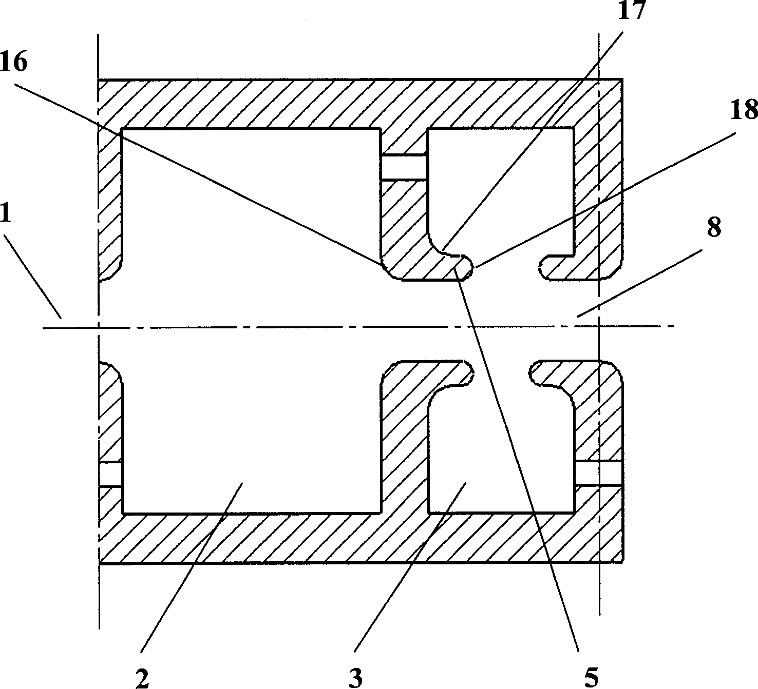 Standing wave electronic straight line accelerator