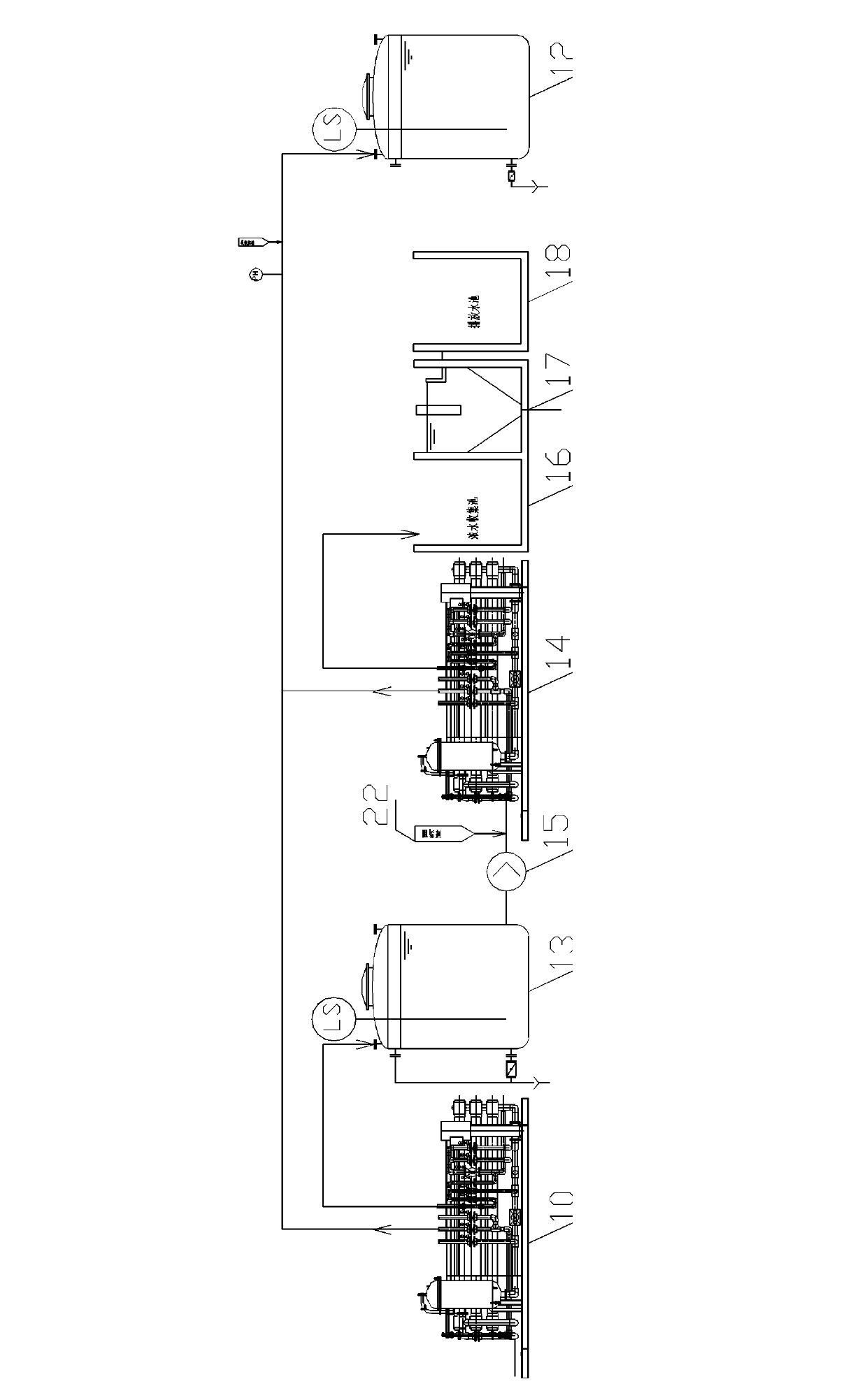 Membrane-method high-powered recycling process for fluoride-containing wastewater generated by photovoltaic industry and dedicated system of membrane-method high-powered recycling process