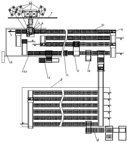 Production line for self-insulation building blocks