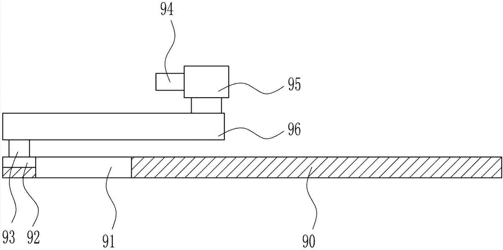 Feed feeding device for livestock raising