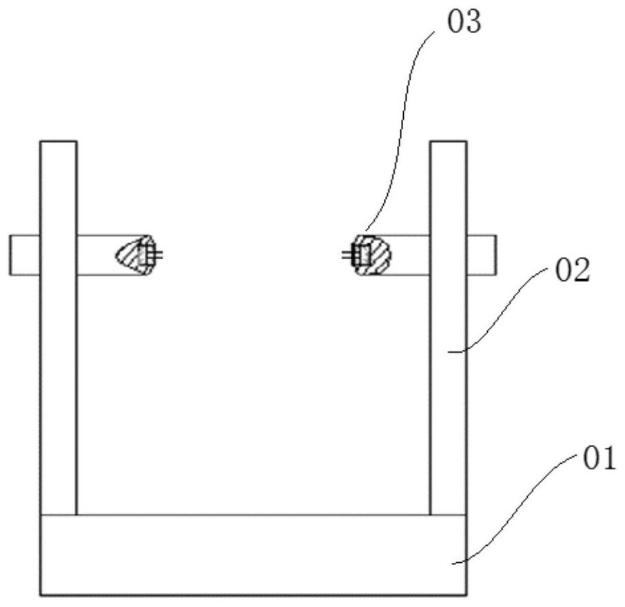 Static balance method of H-type double-stator dynamic pressure motor on frame assembly