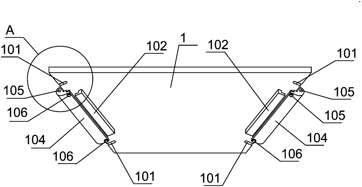 Novel trapezoidal practical training table