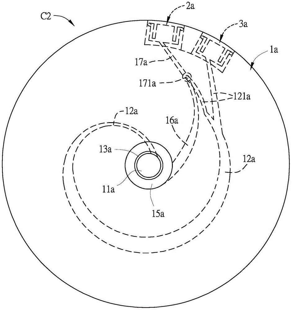 Centrifugal type channel device and centrifugal type channel main body