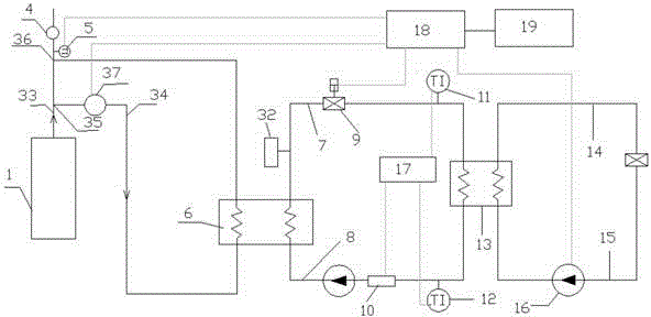 Intelligent-control efficient kiln waste heat utilization system