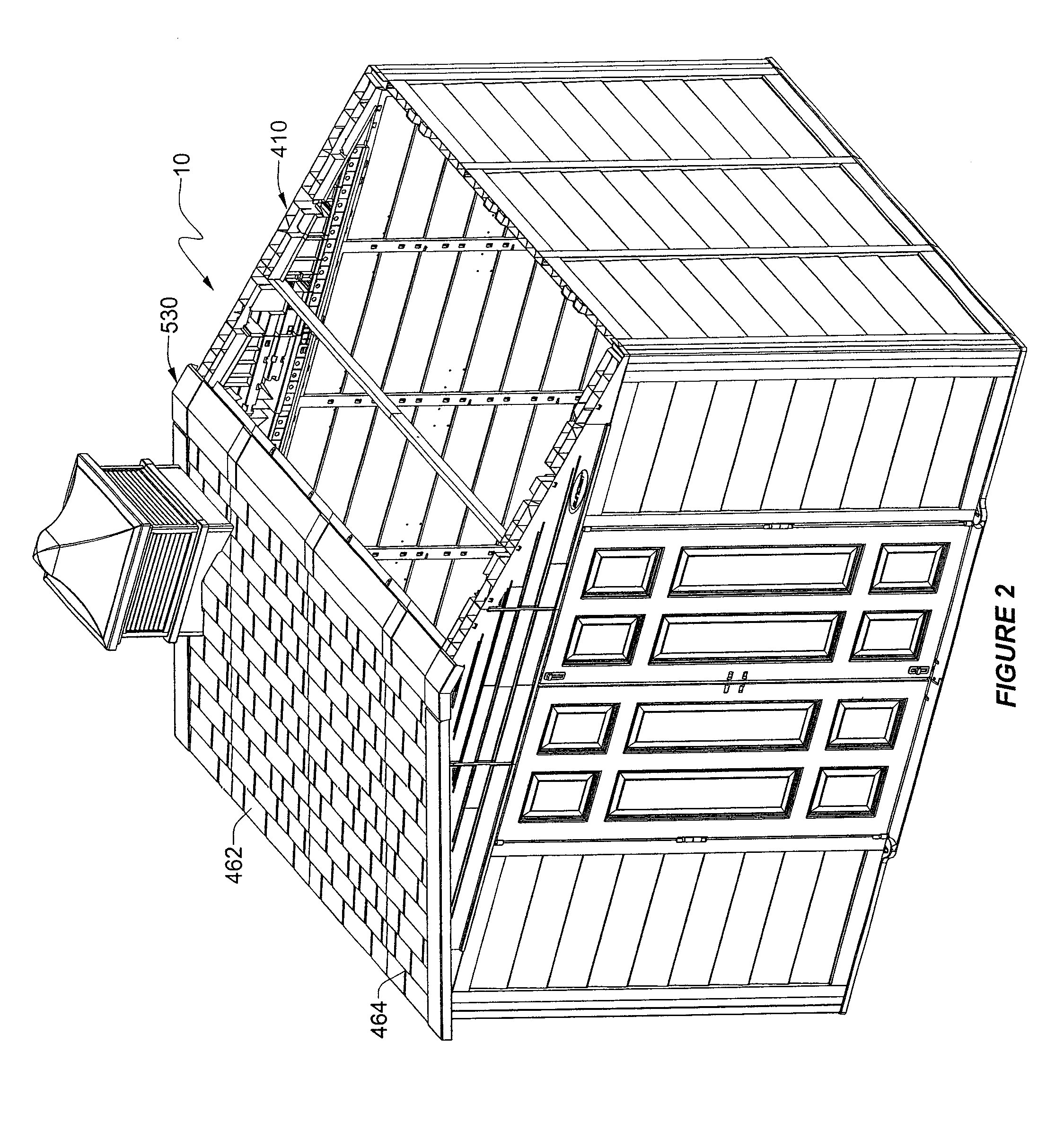 Plastic utility shed roof system