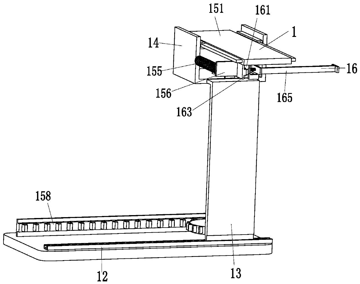 Multi-degree-of-freedom patient vomit auxiliary device