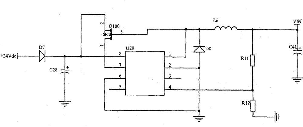 Wide power supply linear encoder for magnetic grating sensor