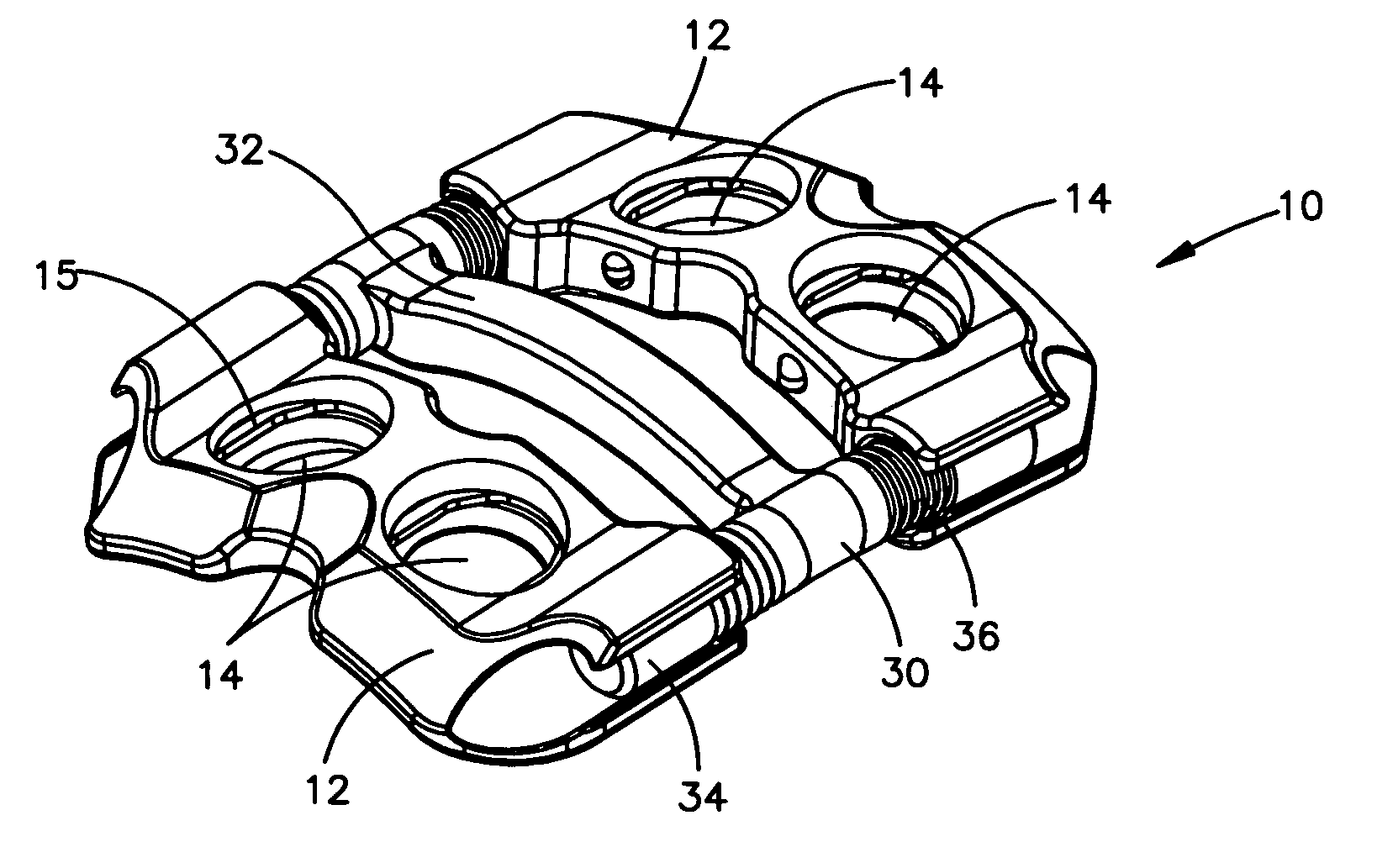 Unidirectional fixation device