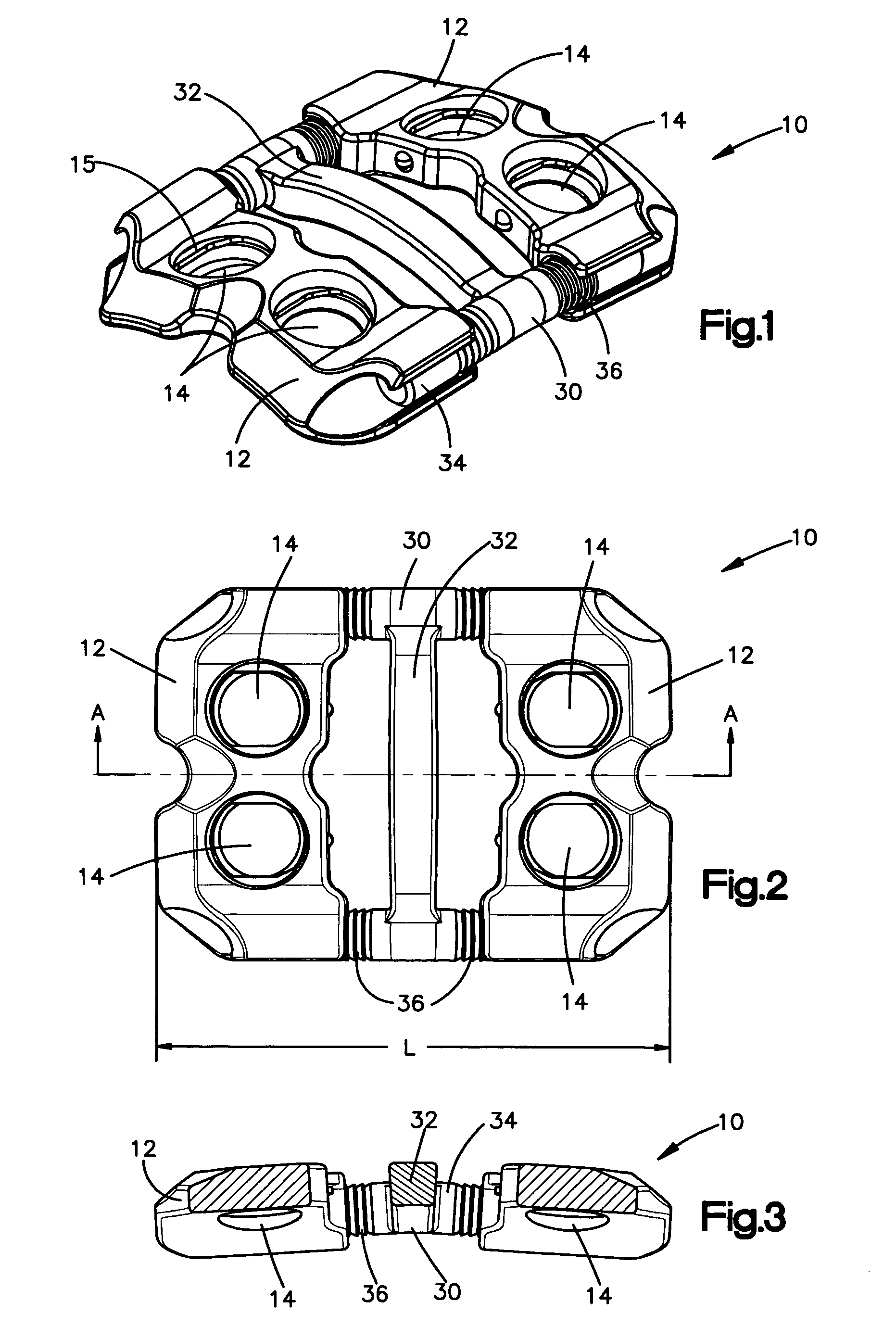 Unidirectional fixation device