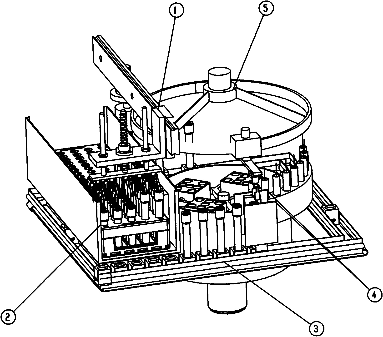 Method and equipment for separating serum