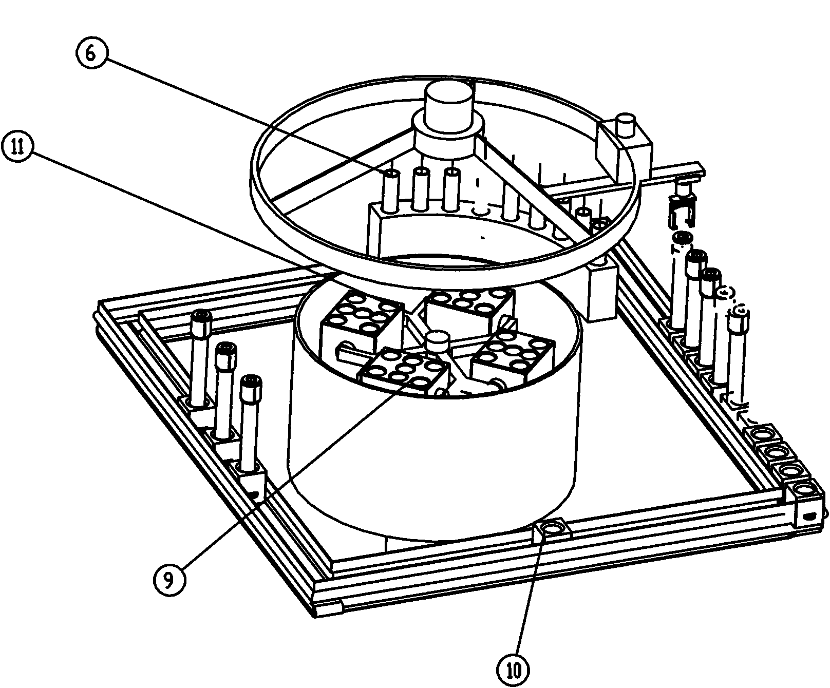 Method and equipment for separating serum