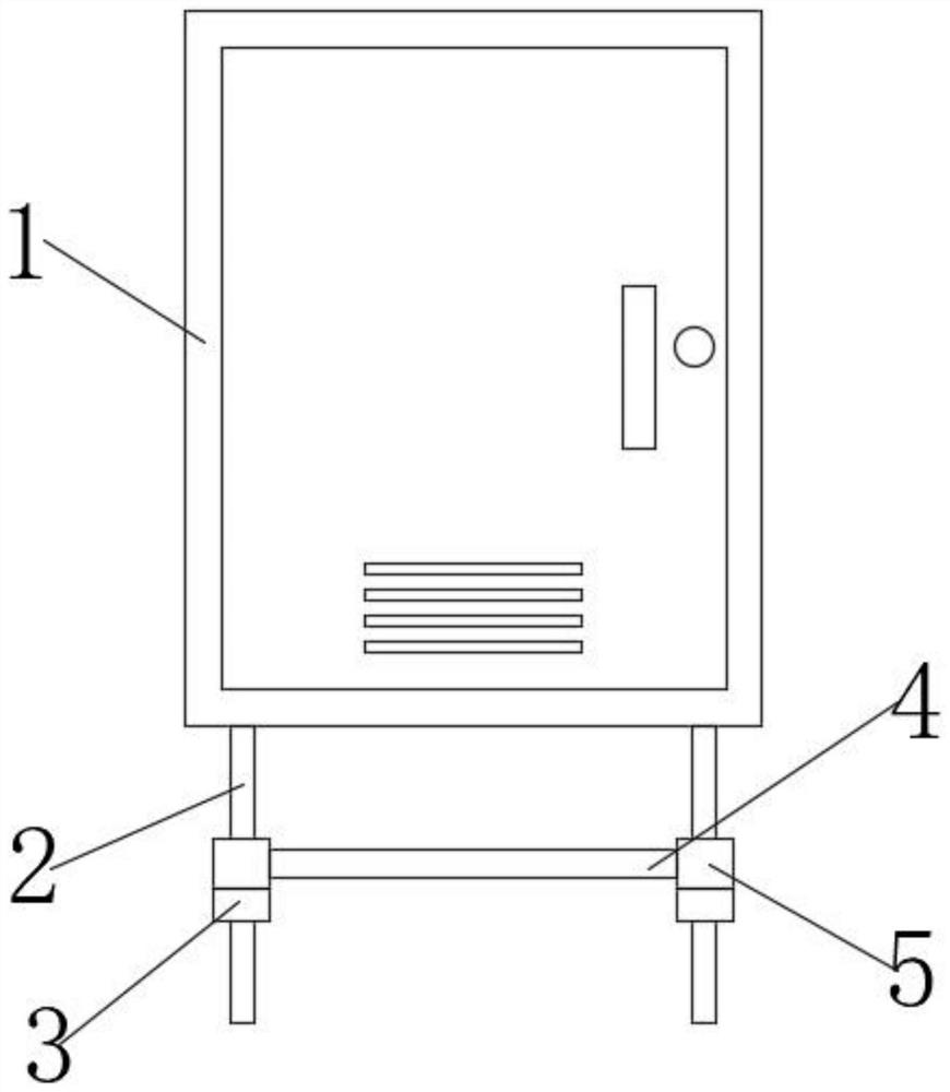 Low-voltage compensation distribution box easy to install