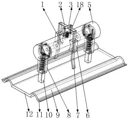 Putty knife based on motor drive and used for interior decoration