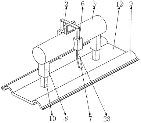 Putty knife based on motor drive and used for interior decoration