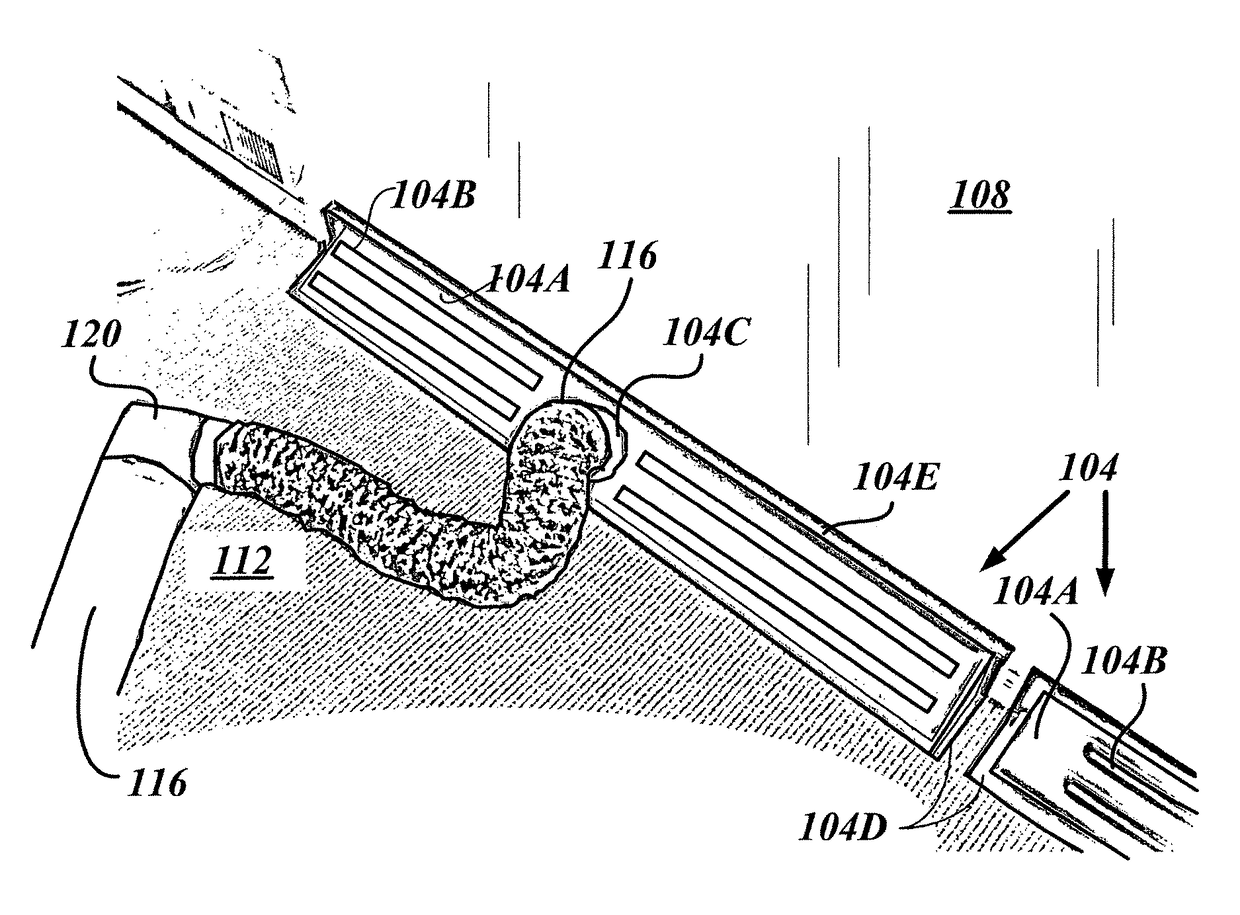 System and method for removing moisture from water laden structures