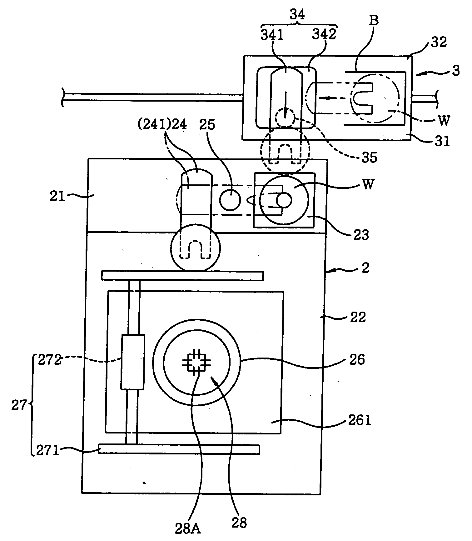 Transfer system and transfer method of object to be processed