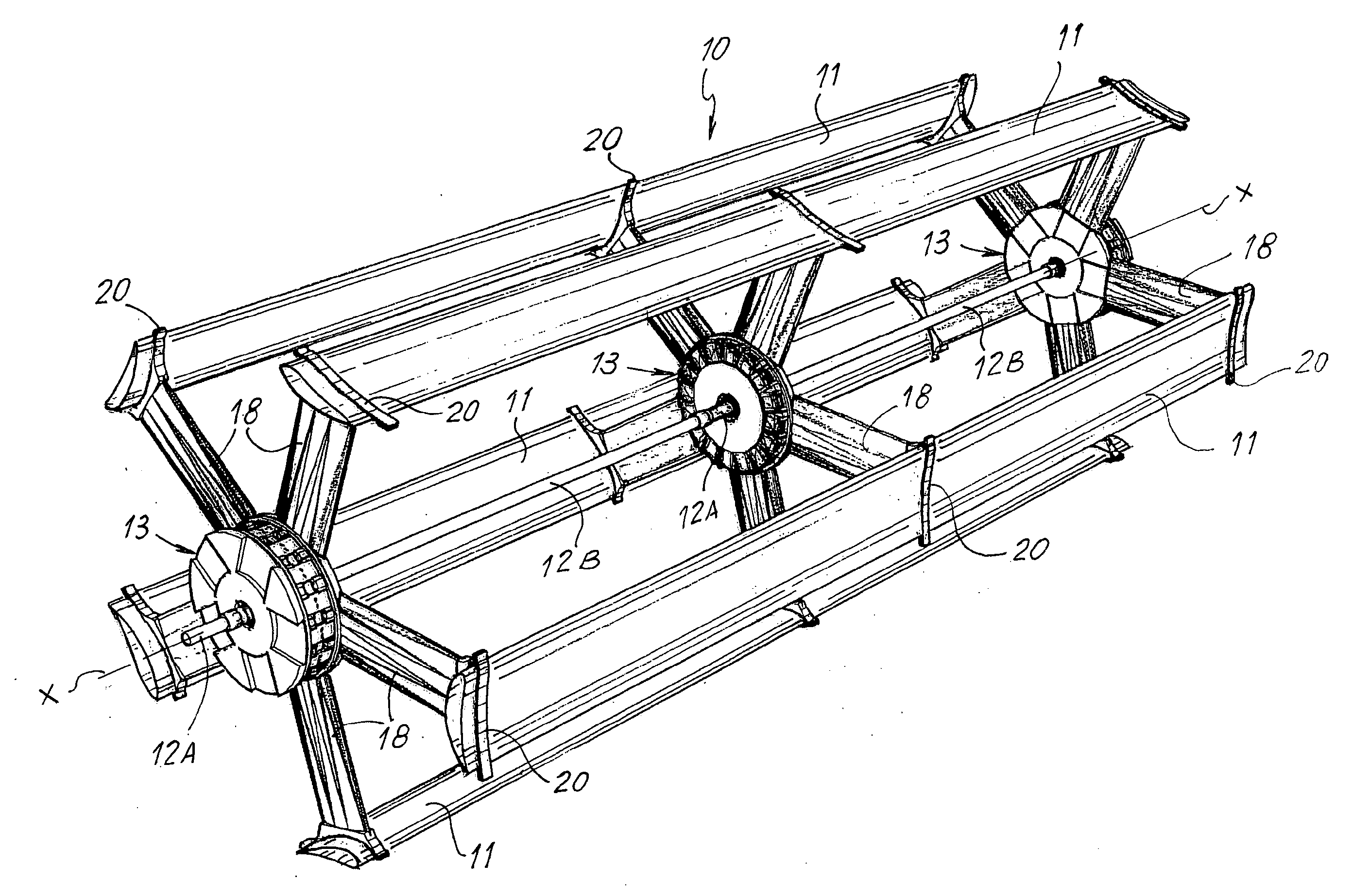 Electric alternator for wind power generators