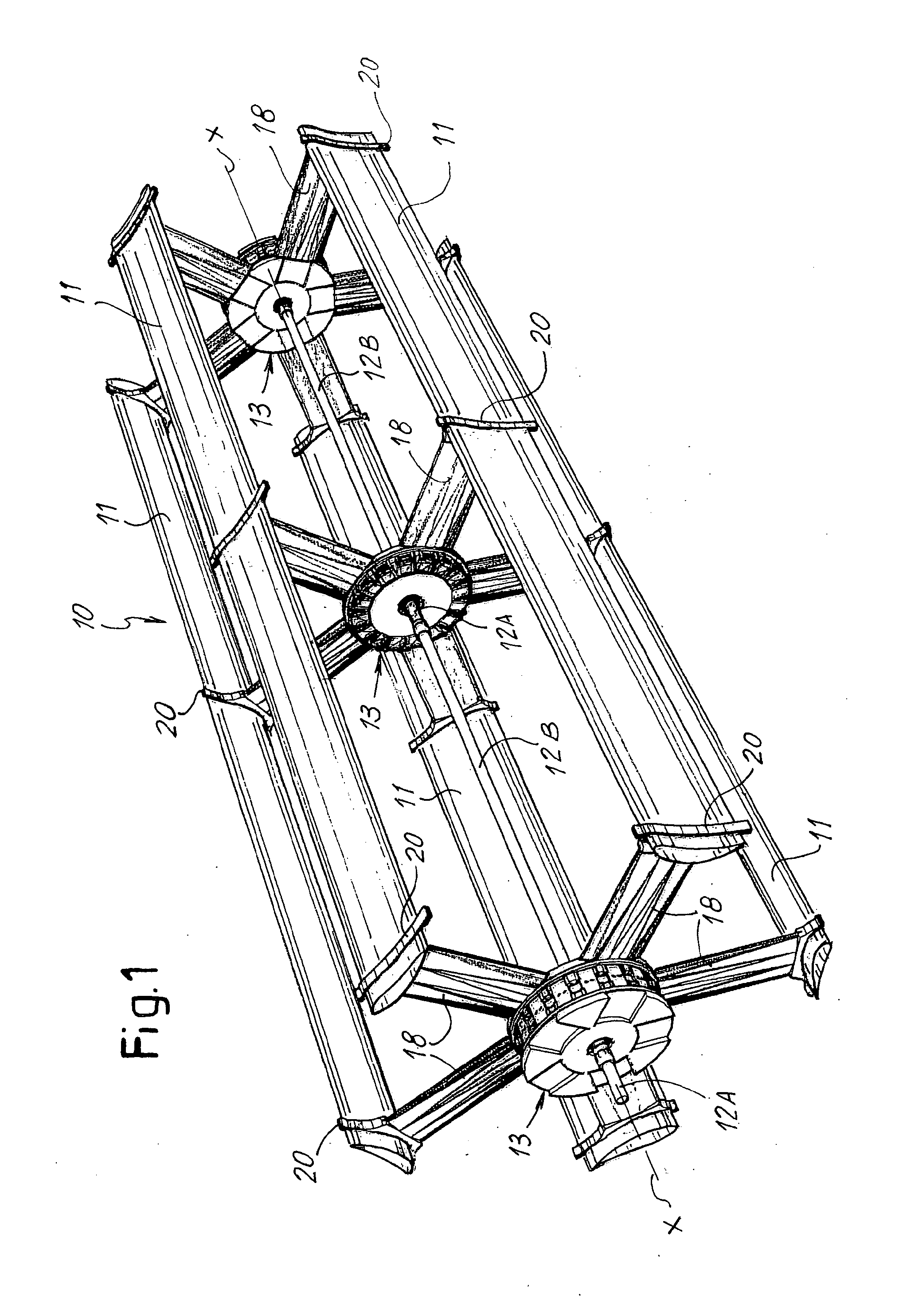 Electric alternator for wind power generators