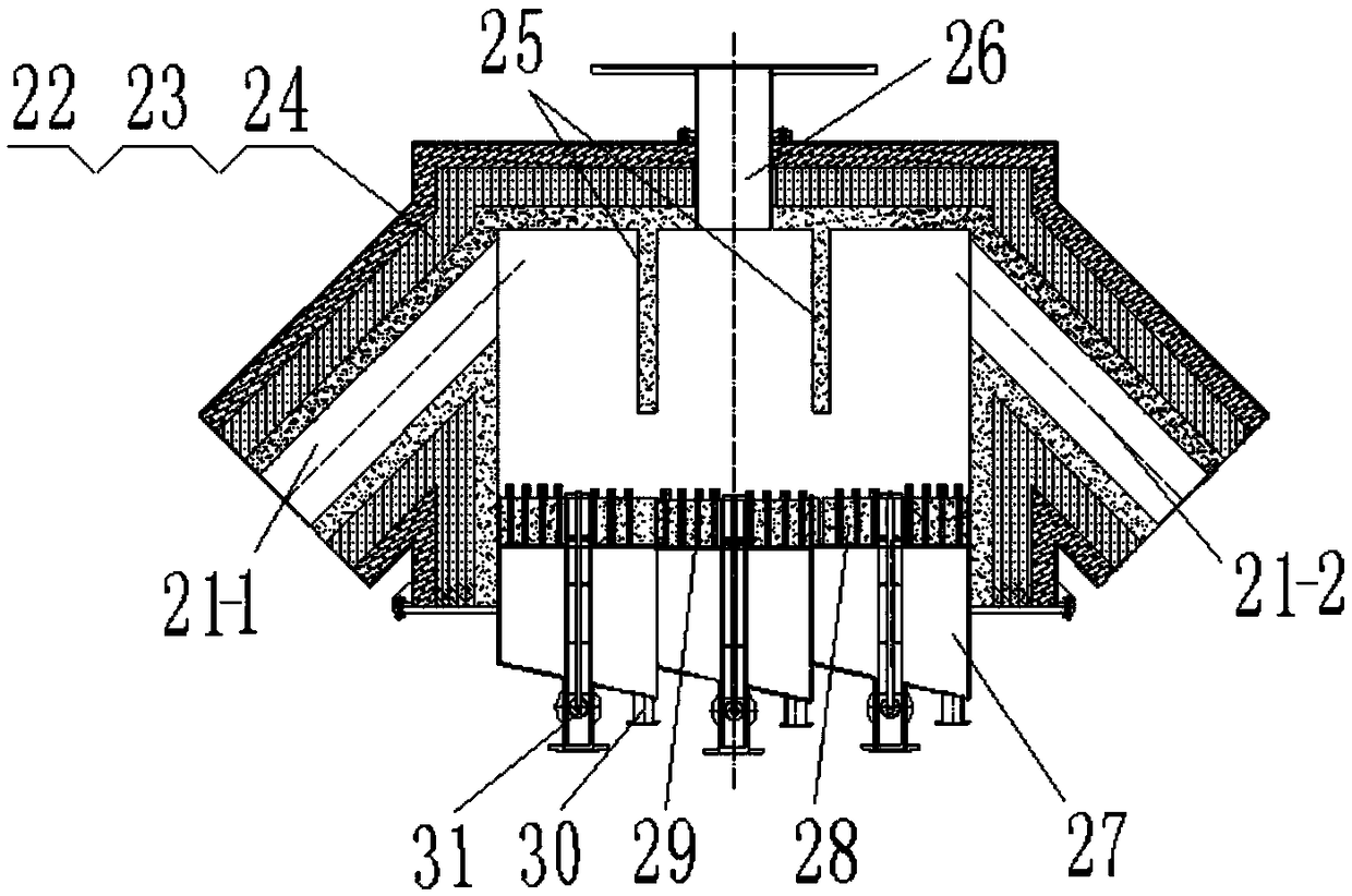 A dual-loop gasification combustion system, method and application based on circulating fluidized bed