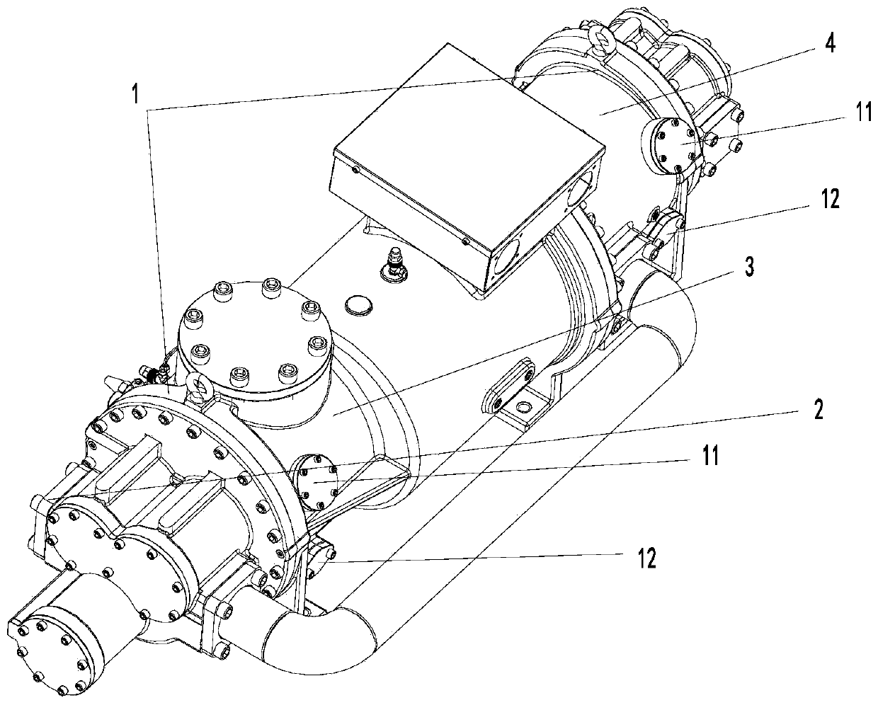Compressor with multi-air-supplementing structure and air conditioner system