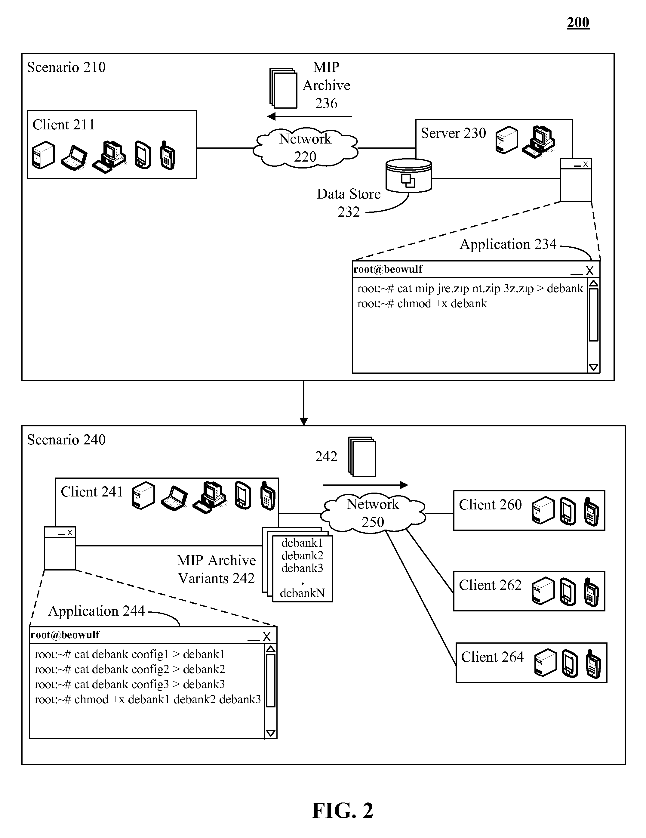 Micro installation process for software packaging and distribution