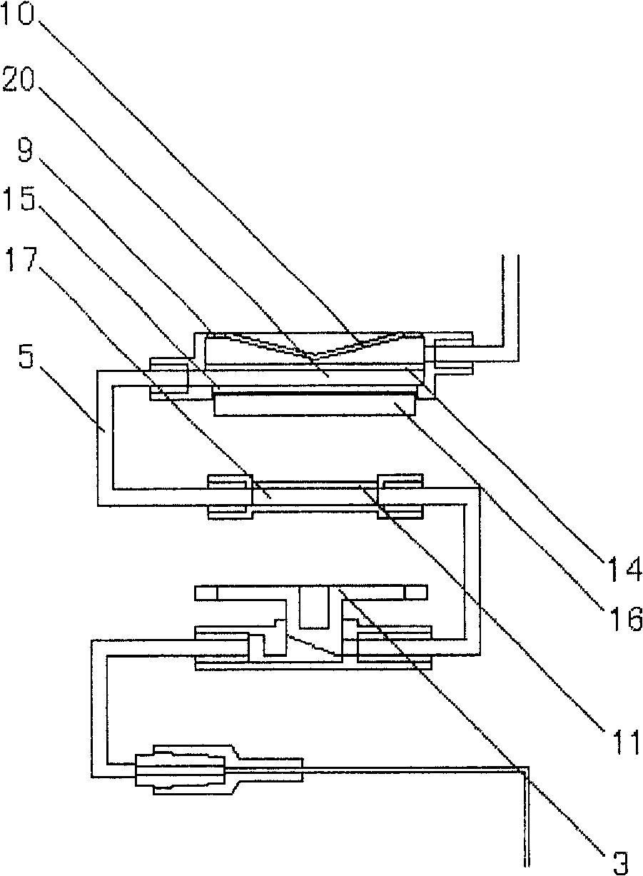 The position and the sequence of versatile exhausting box and flow governor on the transfusional device