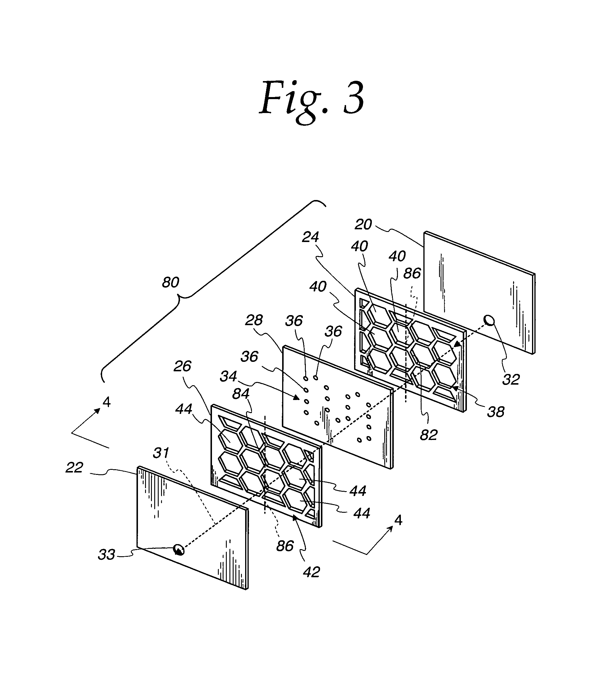 Fluid flow distribution device