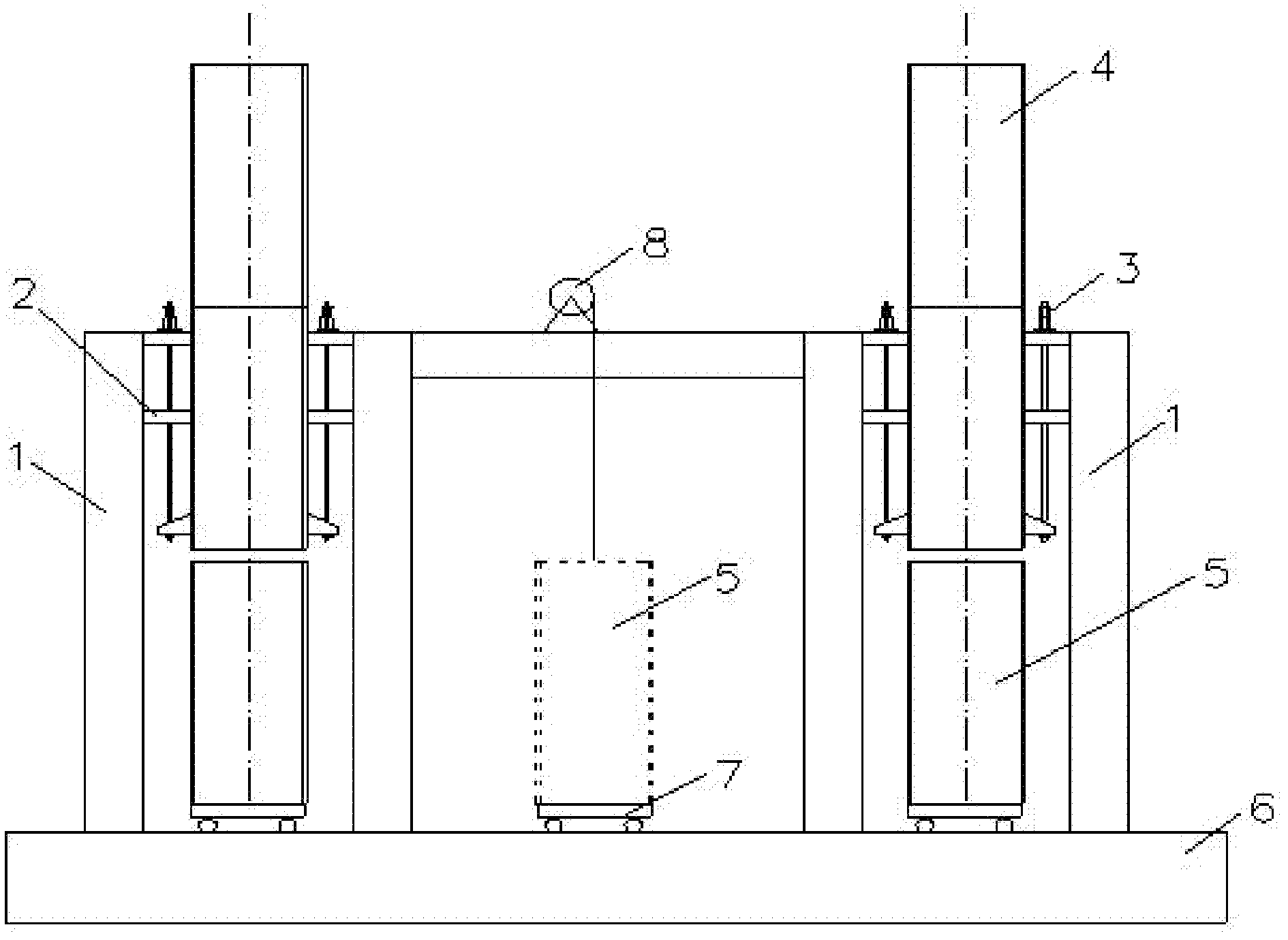 Jacking bracket system for segmented mounting of bridge tower and construction process thereof