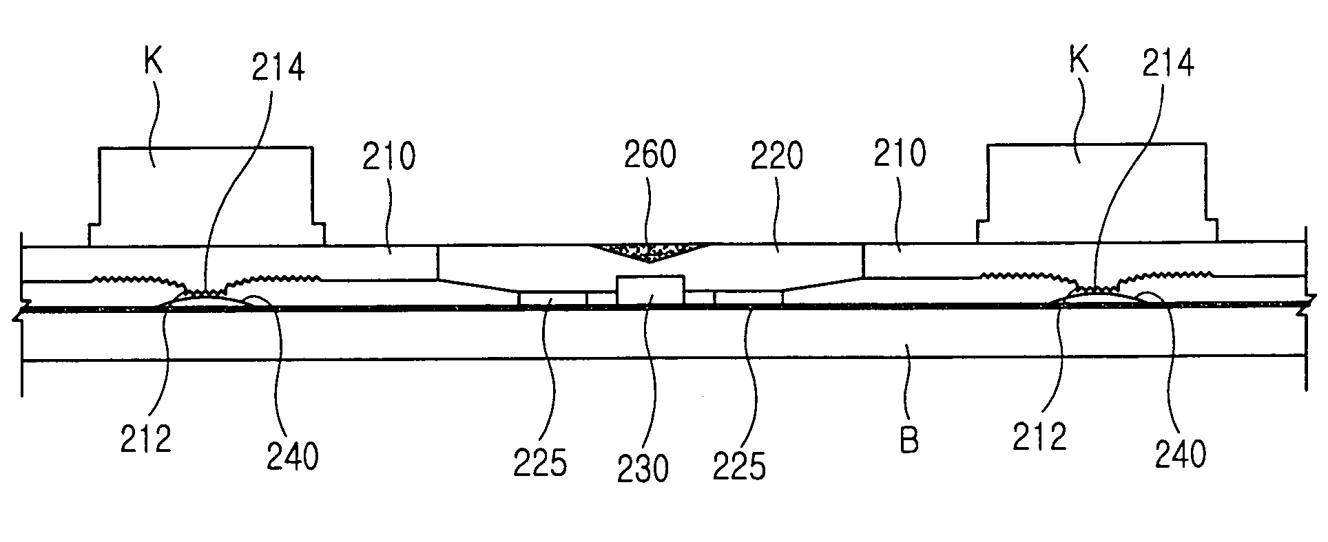 Keypad assembly for portable terminal