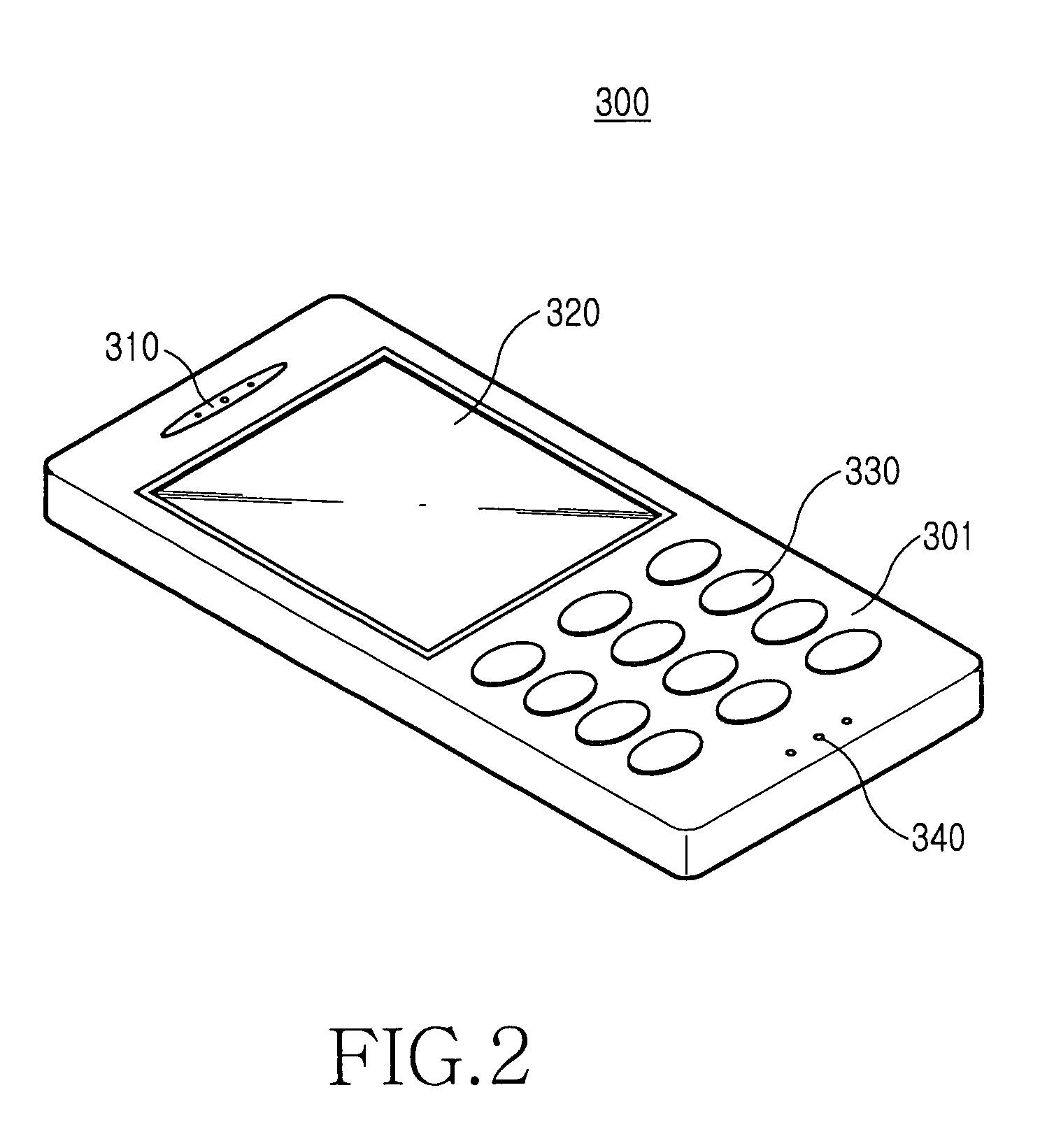 Keypad assembly for portable terminal