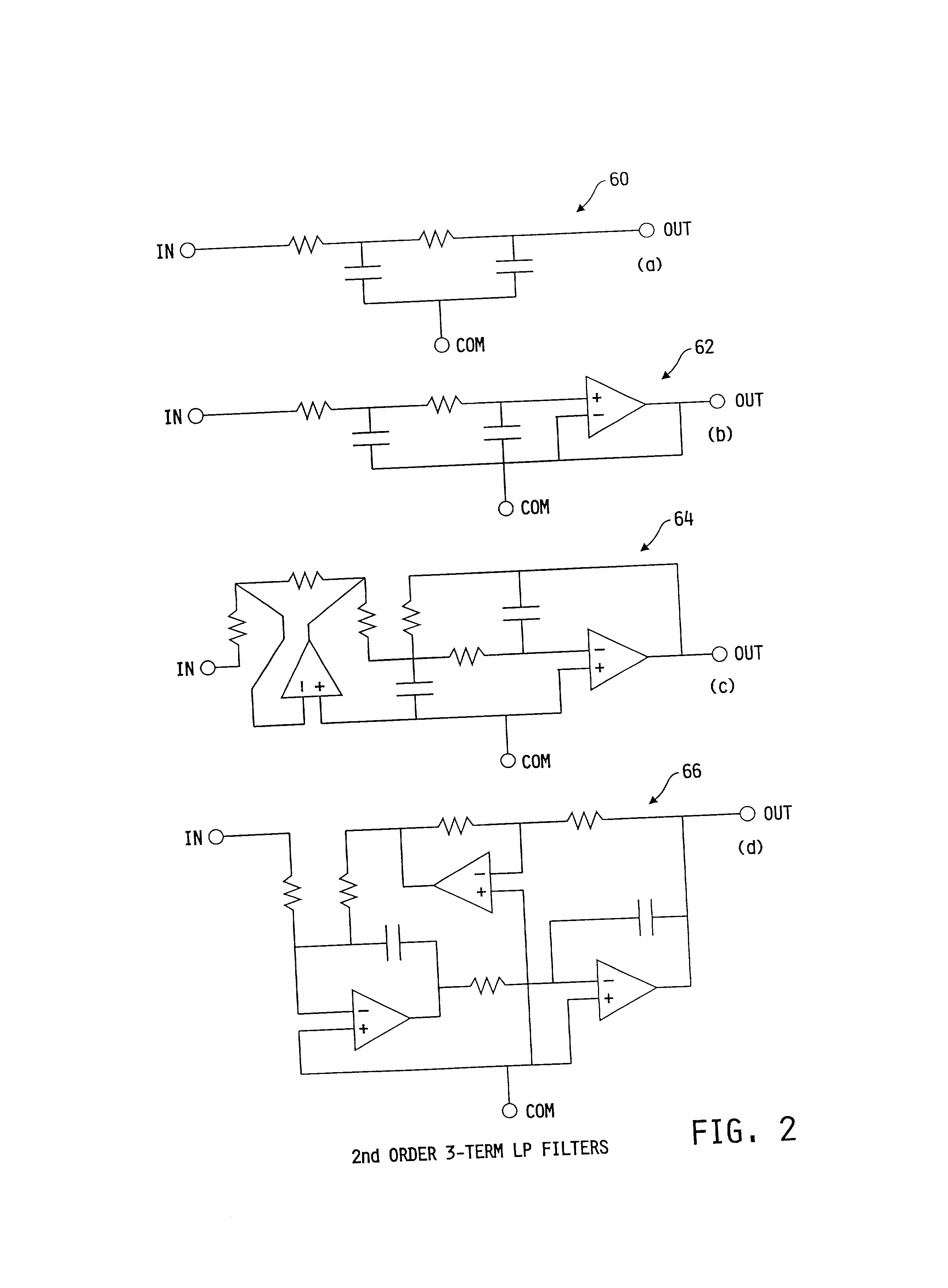 Remote sensing by high-order filtering