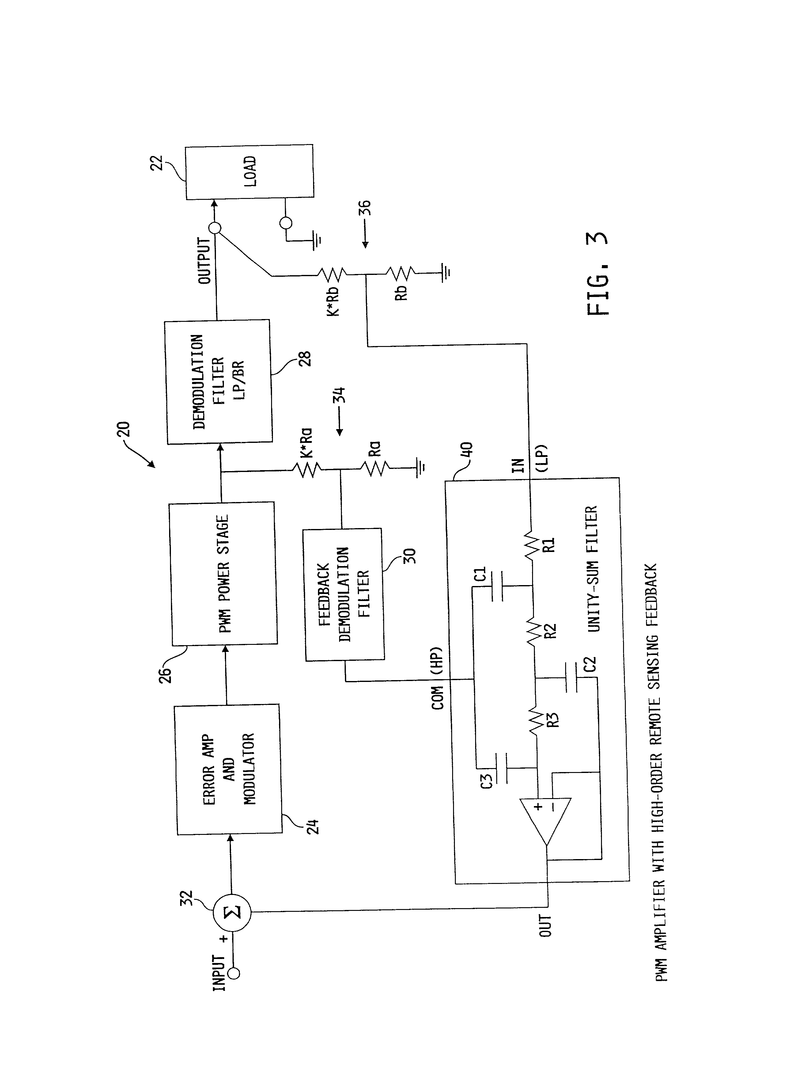 Remote sensing by high-order filtering