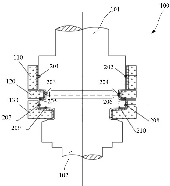 An annealing system and annealing method for a welded rotor