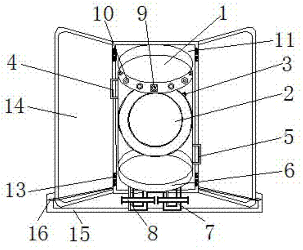 Inflatable anti-collision barrel air bag used for road maintenance