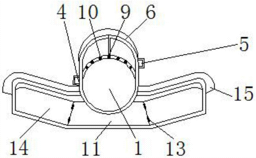 Inflatable anti-collision barrel air bag used for road maintenance