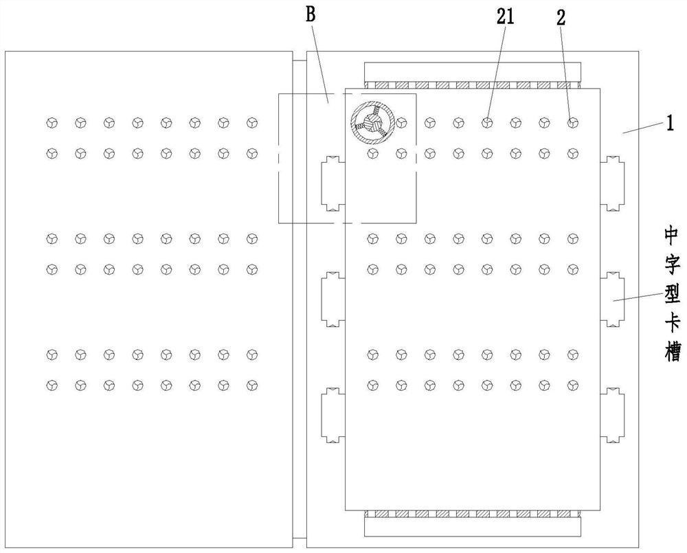 High-low voltage power distribution cabinet terminal strip