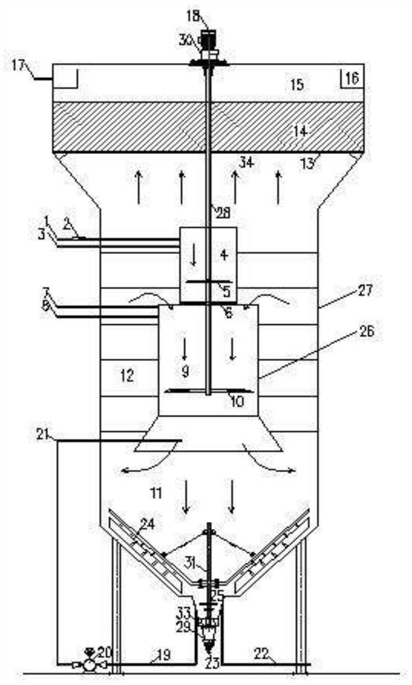 High-load crystal nucleus solid-liquid separation device and method